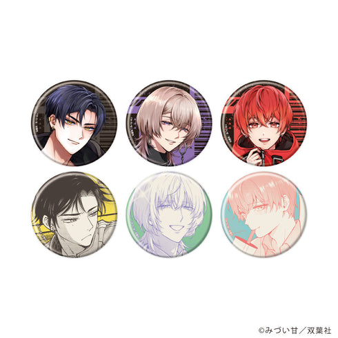 『推しカプに愛されて解釈違いです!!』缶バッジ01/BOX(全6種)(公式&描き下ろしイラスト)